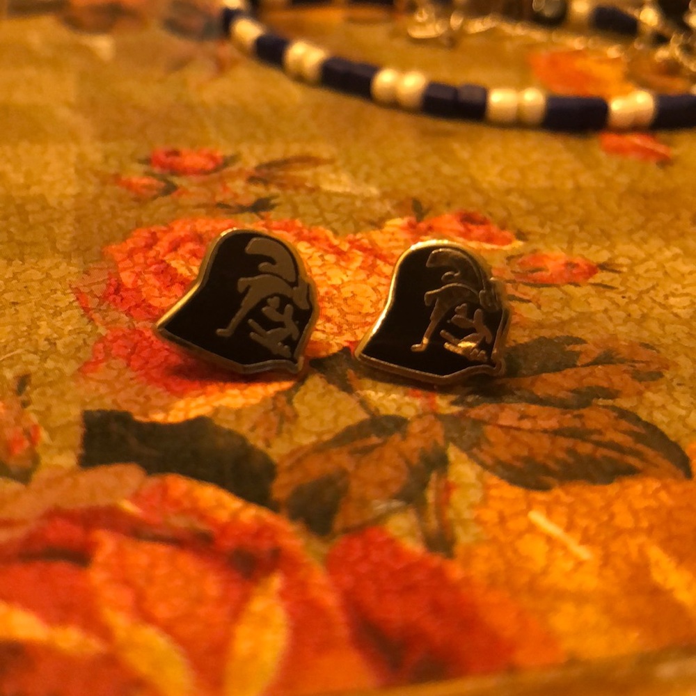 Darth Vader earrings